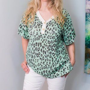 Leopard Print Top